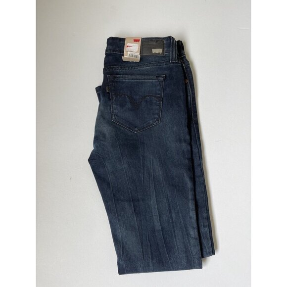 Levi's Women's Curve Id Modern Demi Curve Skinny Jean Dark Wash 28x32 - Picture 5 of 9